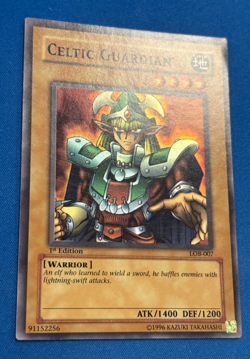 CELTIC GUARDIAN - Yu-Gi-Oh TCG #LOB-007 * 1st Edition * Ultra Rare - Image 2