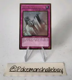 Solemn Judgment GLD5-EN045 *LP* Limited Edition Ghost Gold Rare Yugioh Card - Image 1