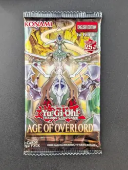 Lot (110) Yu-Gi-Oh TCG Age of Overlord 1st Edition Booster Packs Sealed - Image 2