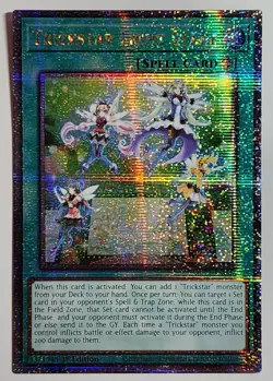 Yugioh Trickstar Light Stage MP24-EN046 Quarter Century Secret Rare 1st Ed - Image 1
