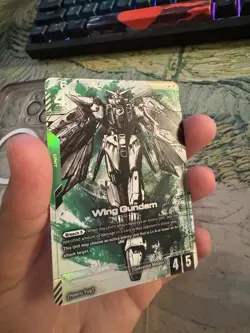 Gundam TCG Beta Wing Gundam ST02-001 LR+ Parallel Alt Art Card English - Image 2