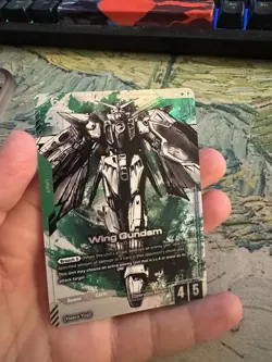 Gundam TCG Beta Wing Gundam ST02-001 LR+ Parallel Alt Art Card English - Image 4