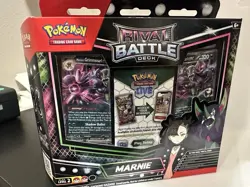 Pokemon Rival Battle Deck MARNIE’S MORPEKO Deck Box & Card Set With EX, No Promo - Image 1