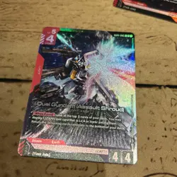 Duel Gundam Assault Shroud - GD01-045 LR GUNDAM TCG CARD GAME FOIL ENGLISH x4 - Image 2