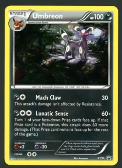 Pokemon Card Umbreon XY96 Holo Foil Black Star Promo MP - Image 1