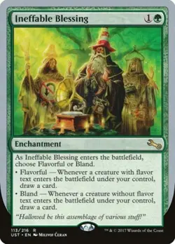 Ineffable Blessing (A) - Near Mint MTG Unstable - Image 1