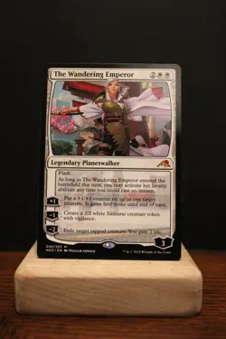 [1x] The Wandering Emperor Near Mint, English Kamigawa: Neon Dynasty MTG Magic - Image 1