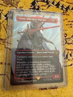 Firion, Wild Rose Warrior (Borderless) (Surge Foil) Final Fantasy MTG - Image 1
