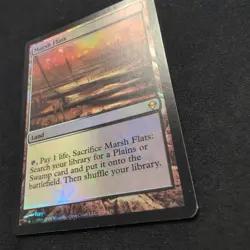 MTG Wetland Tidal Flats Zen Foil English Version Collectible Card - Image 3