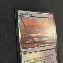 MTG Wetland Tidal Flats Zen Foil English Version Collectible Card - Image 4