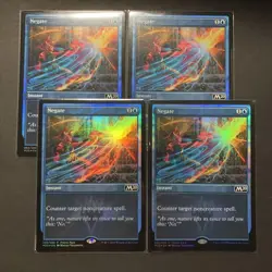 English Denial Promo Foil Card MTG Magic The Gathering - Image 1