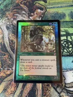 MTG Beast Whisperer TSR Foil Old Frame Collectible Card - Image 1