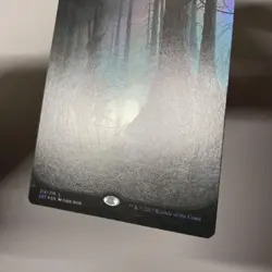 MTG Unhinged Foil Swamp English Version NM Card - Image 3