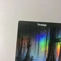 MTG Unhinged Foil Swamp English Version NM Card - Image 4