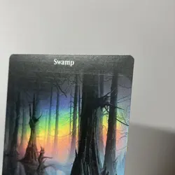 MTG Unhinged Foil Swamp English Version NM Card - Image 5