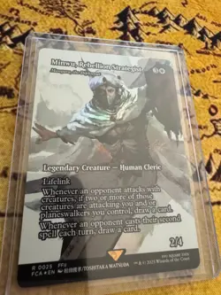 Minwu, Rebellion Strategist - FCA R 0025 SHOWCASE FOIL NM MTG Final Fantasy - Image 1