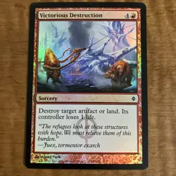 Victorious Destruction *FOIL Common* Magic MtG x1 New Phyrexia SP - Image 1