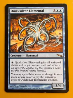 Quicksilver Elemental MP Mirrodin Mtg Magic x1 - Image 2