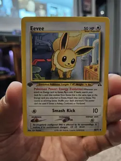 2001 Pokemon TCG Eevee Neo Discovery #38/75 English Light Played 1st Edition - Image 1
