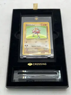 Hitmonchan 7/102 Base Set Unlimited Holo Rare Pokemon - NM - Image 2