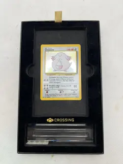 Pokemon Chansey Holo Rare 3/102 Unlimited Base Set 1999 TCG never played - Image 3