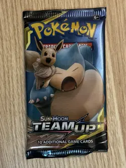 Pokemon sun & Moon Team Up GodU Pack Single Pack - Image 2