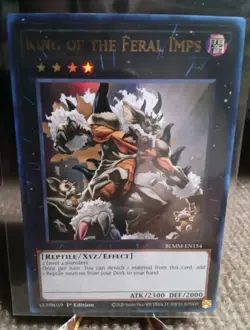 Yugioh Monster Mayhem - King of the Feral Imps - Ultra Rare - BLMM-EN154 - Image 1