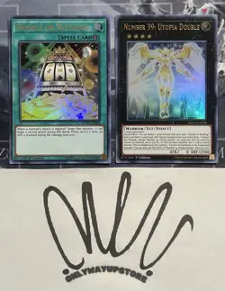 NUMBER 39: UTOPIA DOUBLE + DOUBLE OR NOTHING * DUPO-EN008, EN064 YUGIOH! - Image 1