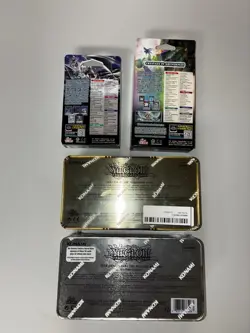 New Yugioh Sealed Product Lot. 2024 Anniversary Tin, 2022 Tin, Blue Eyes Deck - Image 2