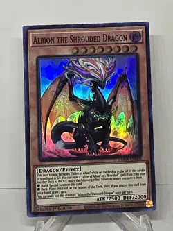 Albion the Shrouded Dragon DAMA-EN008 Ultra Rare 1st Edition Yugioh TCG NM/M - Image 1