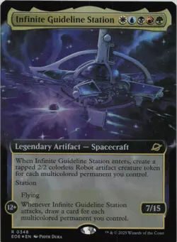 Infinite Guideline Station (Extended Art) R Edge of Eternities (FOIL) 348 - Image 1