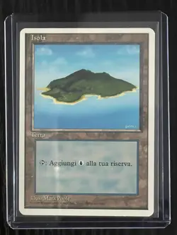 Magic MTG Italian Revised Island Artist Proof Near Mint - Only 50 Exist! - Image 3