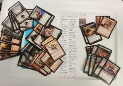 Betrayers Of Kamigawa “Dark Devotion” 60 Card Theme Deck. (NO BOX) - Image 1