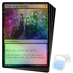 FOIL PRIDE OF THE PERFECT X4 Commander Legends Magic MTG MINT CARD - Image 1