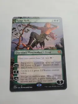 MTG - Tyvar Kell (Borderless) Kaldheim Regular Mythic #287 - Image 1