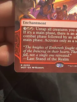 1x MTG Aggravated Assault - R 0039 - Wilds of Eldraine - Borderless NonFoil - NM - Image 5