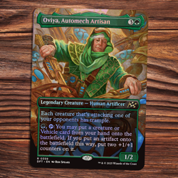 Oviya, Automech Artisan - FOIL - Aetherdrift - Magic the Gathering - Image 1