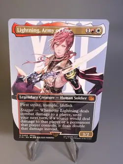 Lightning, Army of One (0400) (Borderless) Final Fantasy Regular - Image 1