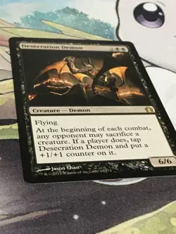 C6151 MAGIC MTG RETURN TO RAVNICA DESECRATION DEMON #63 NM RARE - Image 2