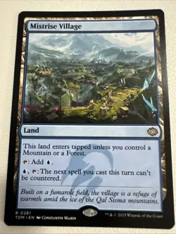 Mistrise Village (NM Non-Foil) TDM-0261 Rare MTG - Image 1