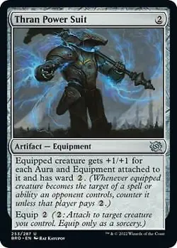 Thran Power Suit 253 MTG The Brothers' War Uncommon NP - Image 1