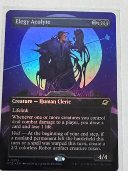 Elegy Acolyte Borderless Edge of Eternities Foil #293 - Image 1
