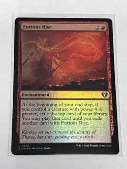 Furious Rise Commander Masters Foil #225 MTG - Image 1