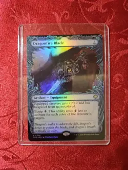 Dragonfire Blade Foil Showcase Rare, Tarkir Dragonstorm #324, MTG Magic - Image 1