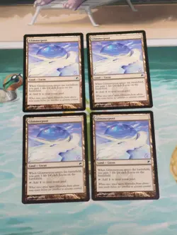 4 x Glimmerpost - Scars of Mirrodin - Light Play - MTG - Image 1