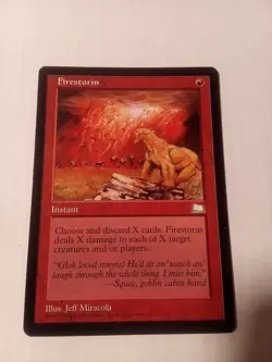 Firestorm MTG - NM/LP - Weatherlight MTG Magic The Gathering - Image 1