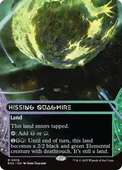 Hissing Quagmire (0019) (Borderless) - Edge of Eternities- (Foil)(NM) - Image 1