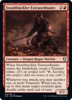 Swashbuckler Extraordinaire - Foil x1 NM Magic the Gathering 1x Commander Legend - Image 1