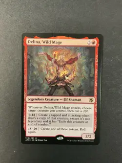 Delina, Wild Mage - Adventures in the Forgotten Realm - Magic the Gathering - Image 1