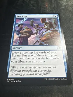 MTG Magic the Gathering Stock Up Aetherdrift NM 0067 - Image 1
